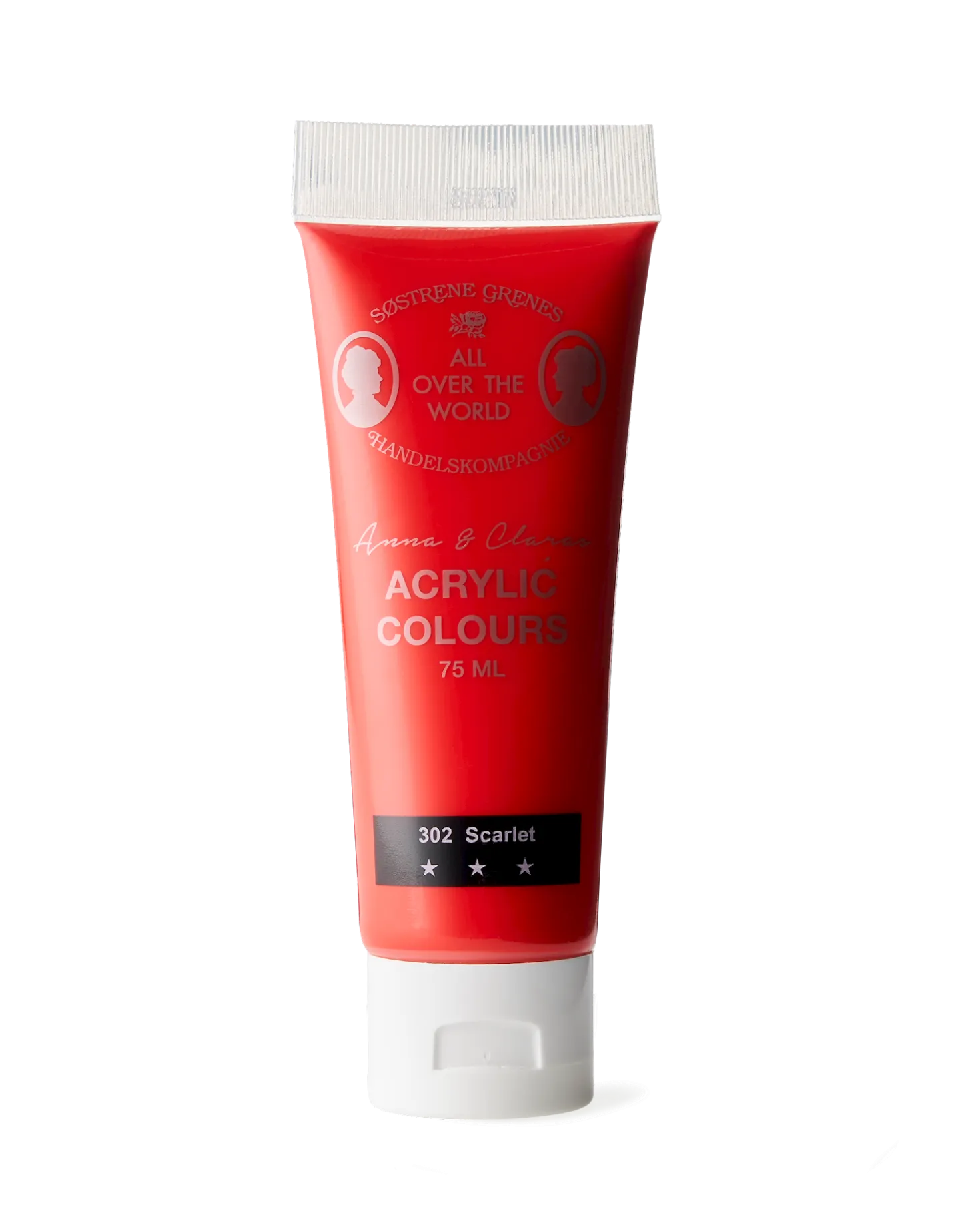 New Søstrene Grene Schweiz Acrylfarbe Orange Red