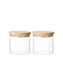 Outlet Søstrene Grene Schweiz Aufbewahrungsgläser Mit Deckel 2er-Pack Clear