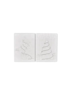 Discount Søstrene Grene Schweiz Bedruckte Leinwand White