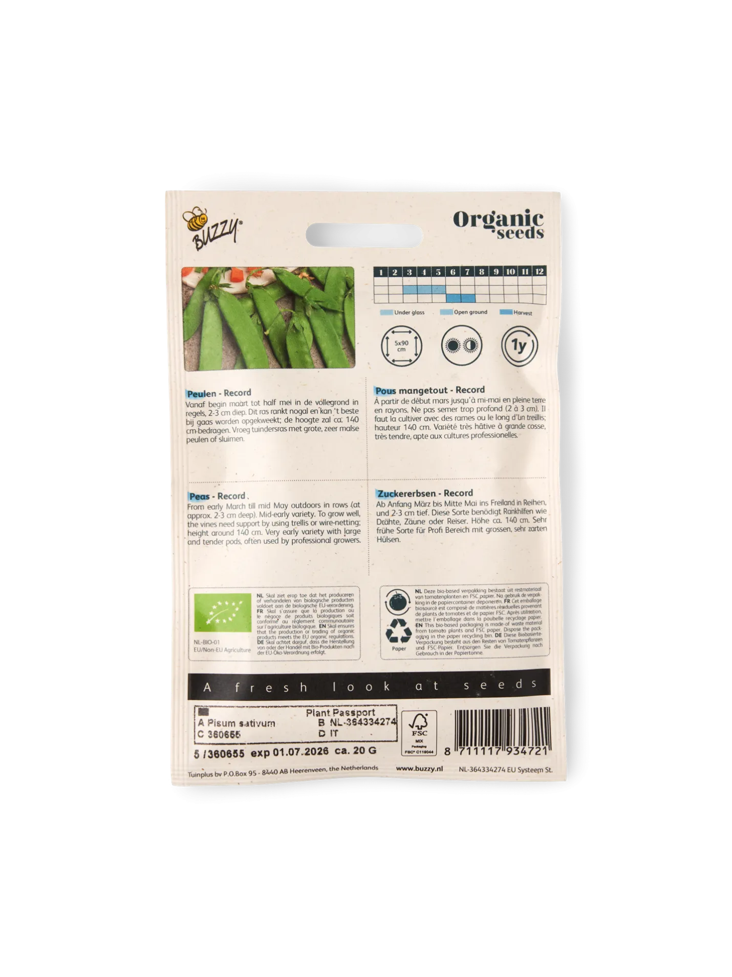 Discount Søstrene Grene Schweiz Buzzy® Bio-Erbsen Record Multi