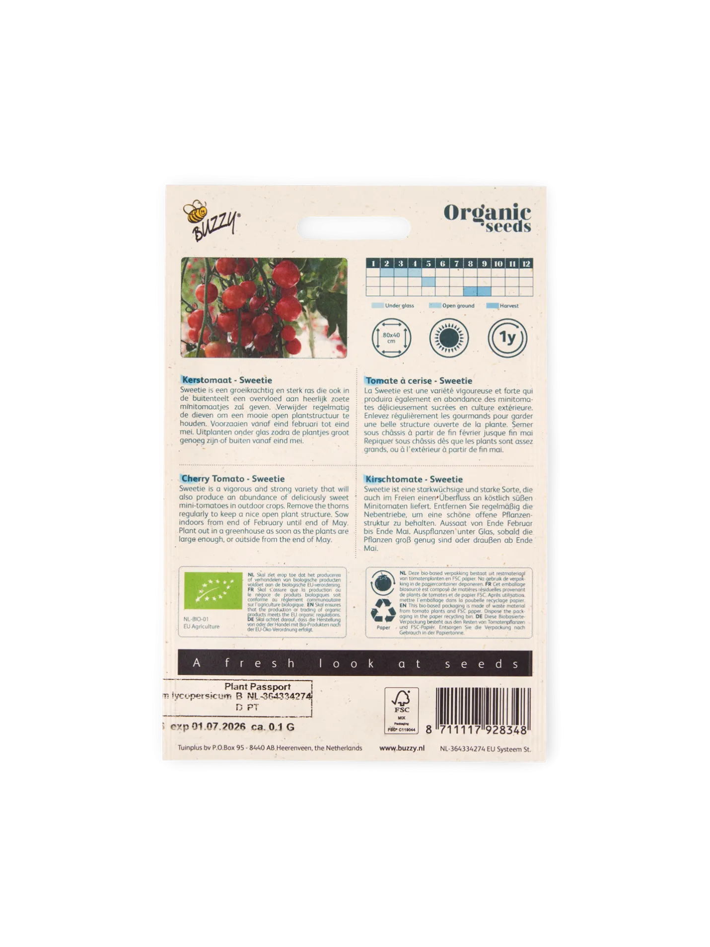 Hot Søstrene Grene Schweiz Buzzy® Bio-Tomaten Sweetie Multi