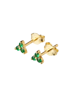 Online Søstrene Grene Schweiz Clover Ohrringe Gold