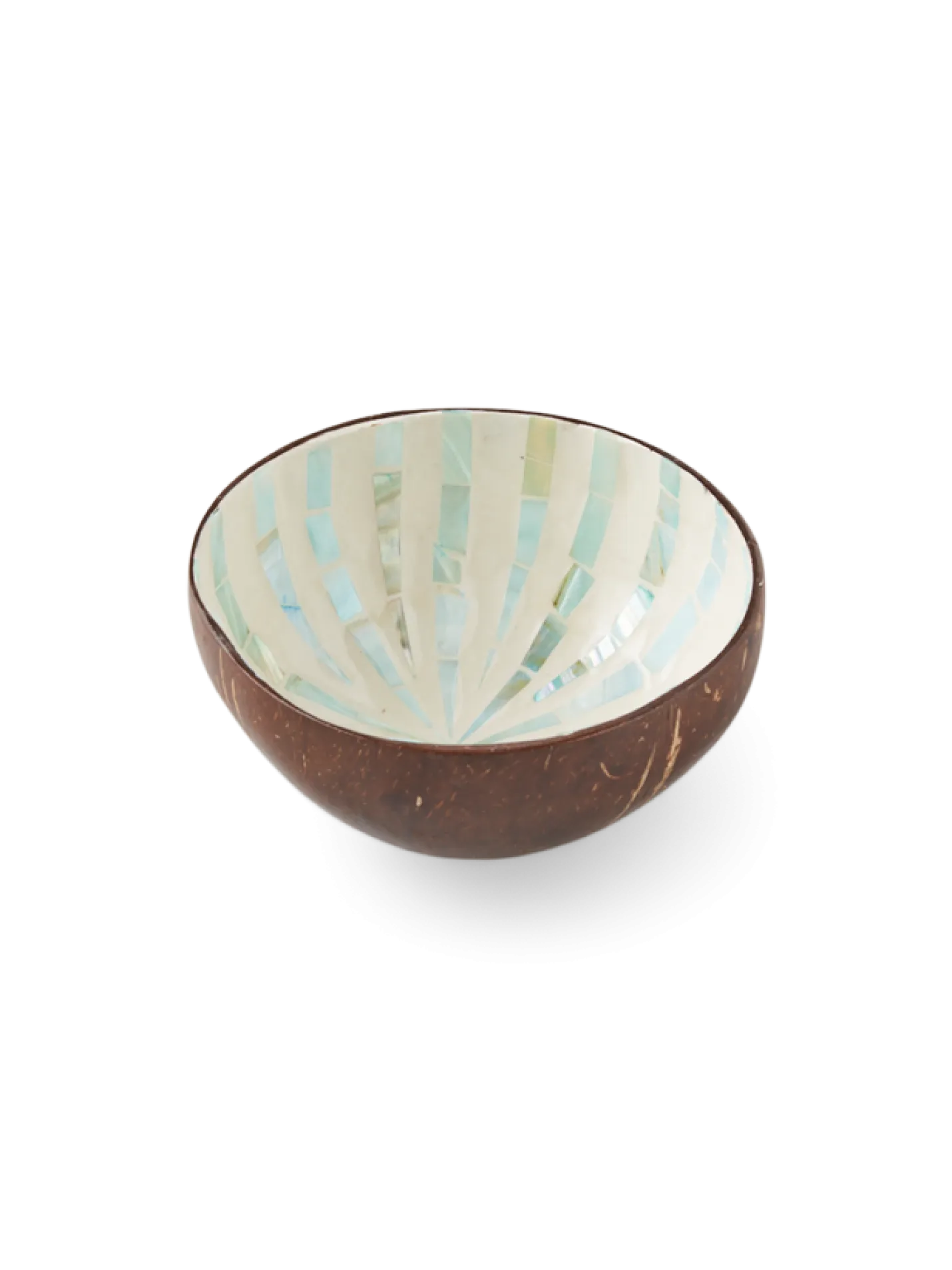 New Søstrene Grene Schweiz Dekorative Kokosnussschale Blue