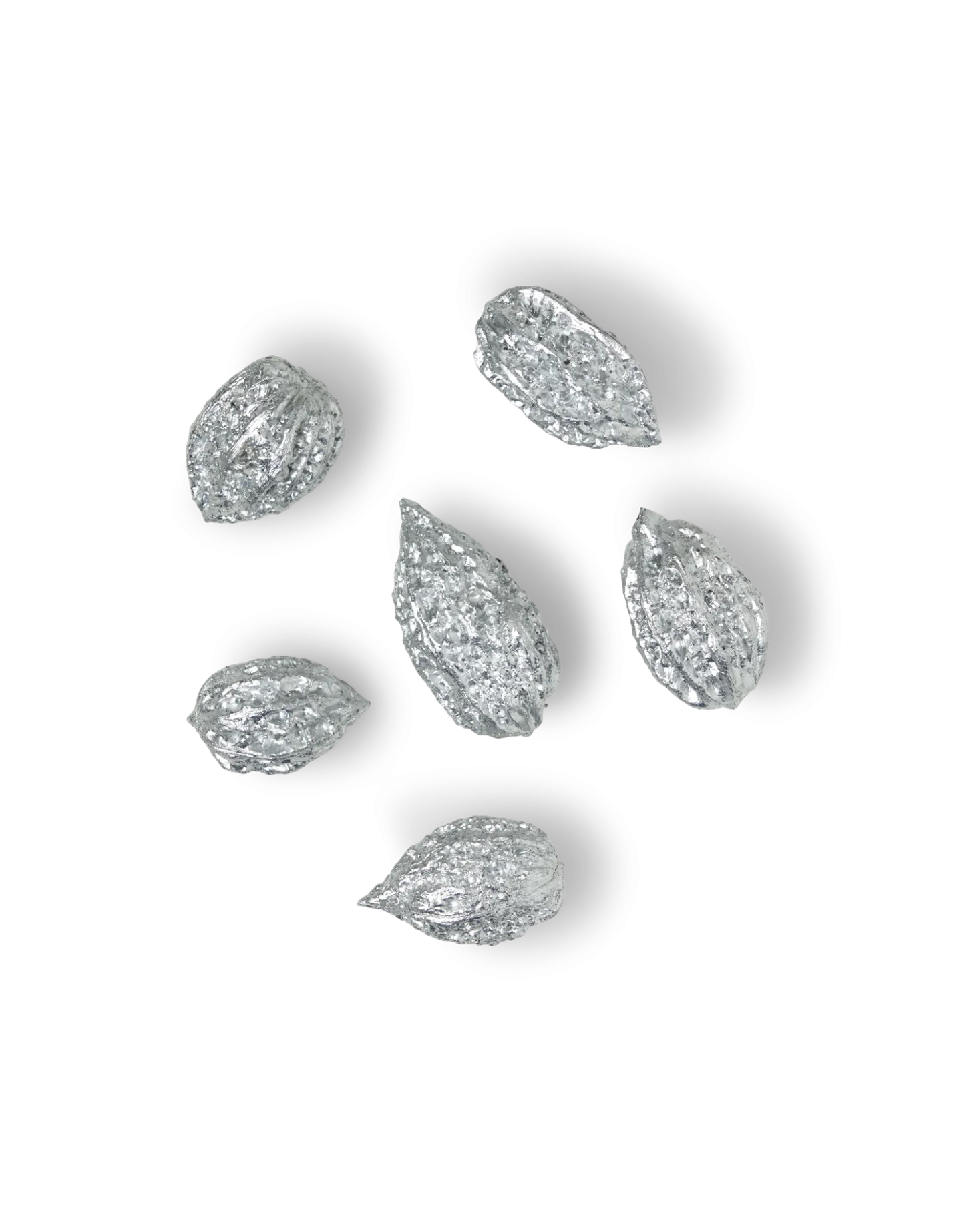 New Søstrene Grene Schweiz Dekorative Walnüsse Silver Grey