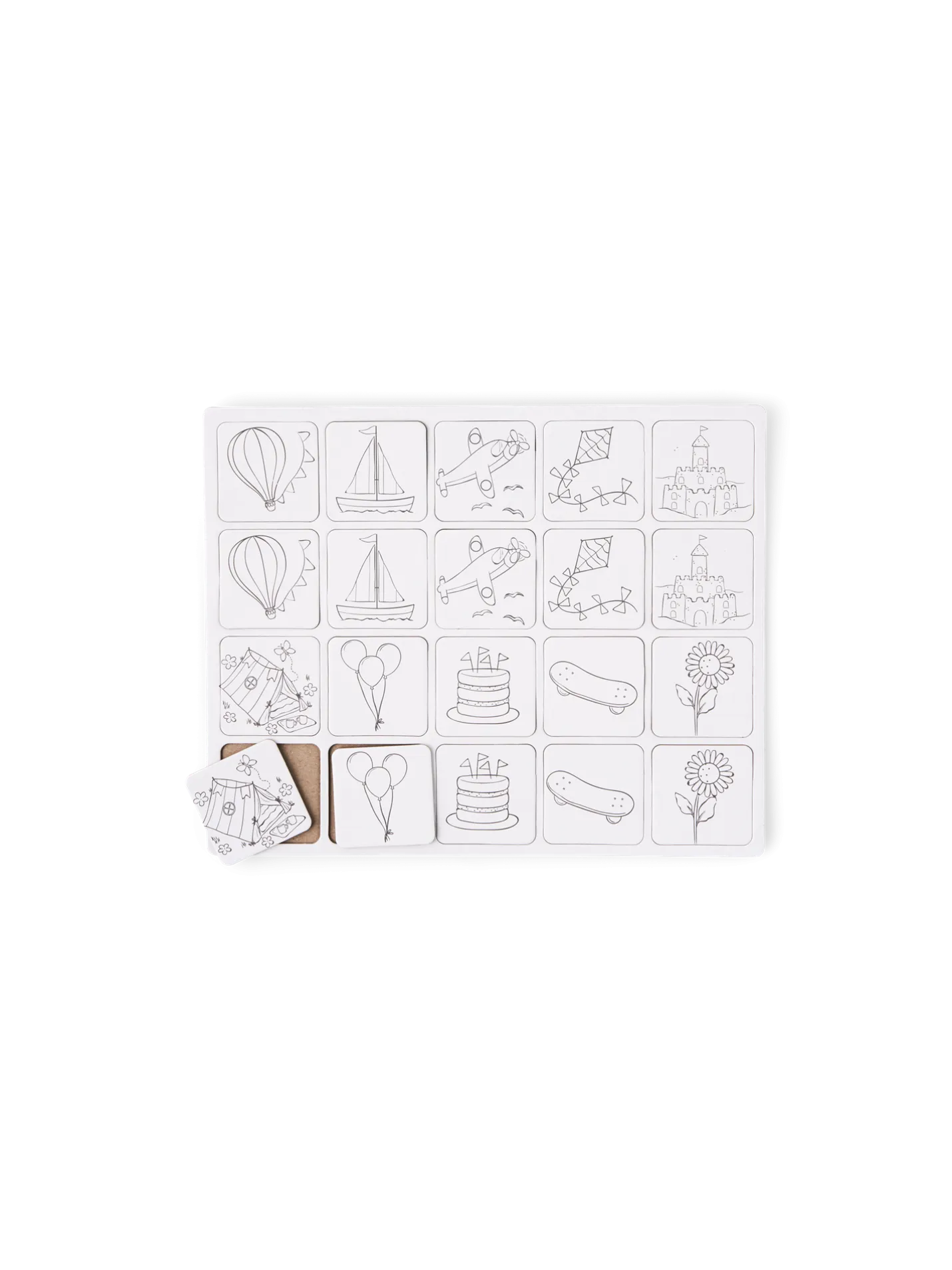 Søstrene Grene Schweiz DIY-Memo-Spiel White
