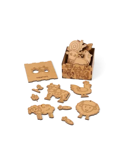 Hot Søstrene Grene Schweiz DIY-Set Animal Friends Brown