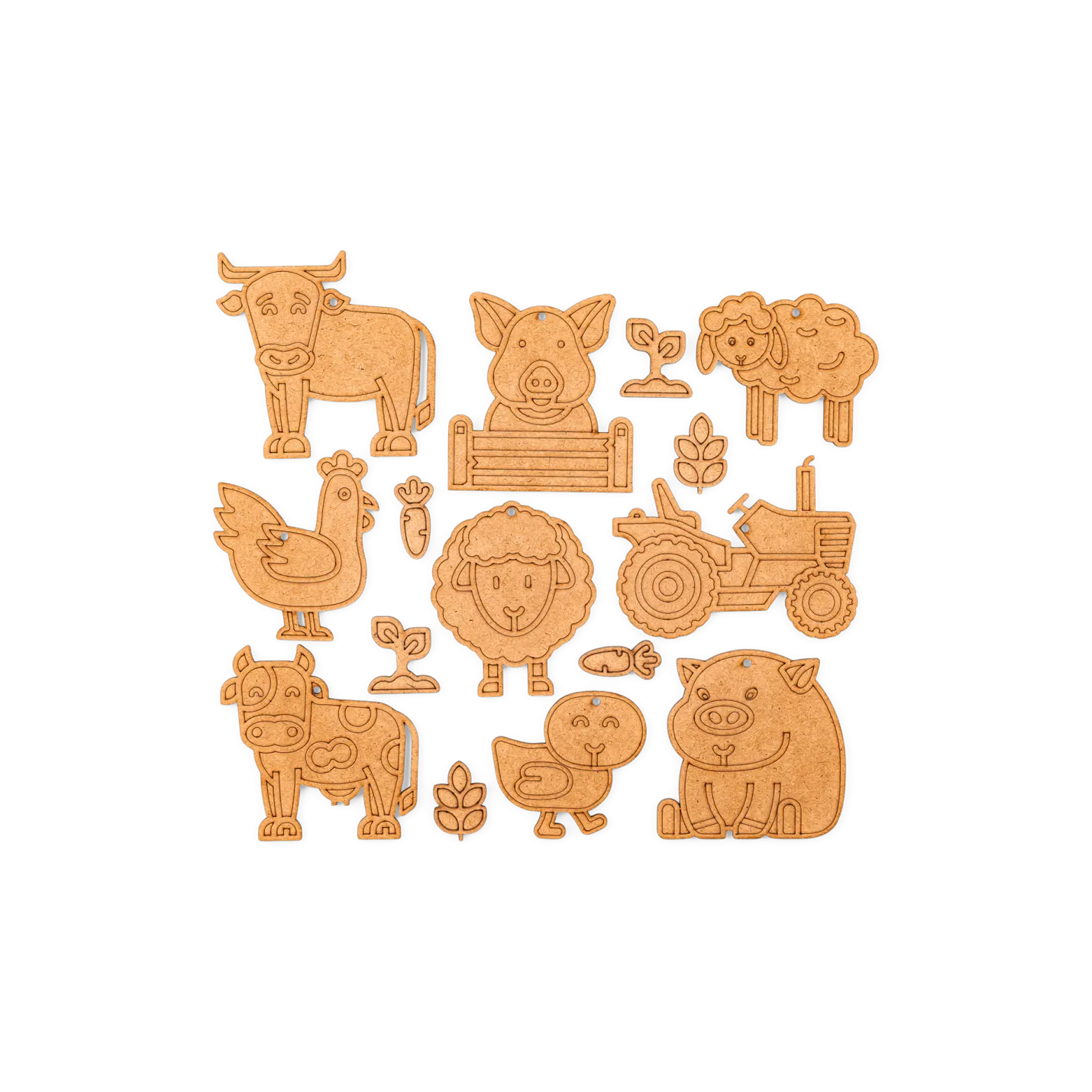 Hot Søstrene Grene Schweiz DIY-Set Animal Friends Brown