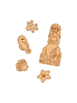 Best Søstrene Grene Schweiz DIY-Set Die Kleine Meerjungfrau Brown