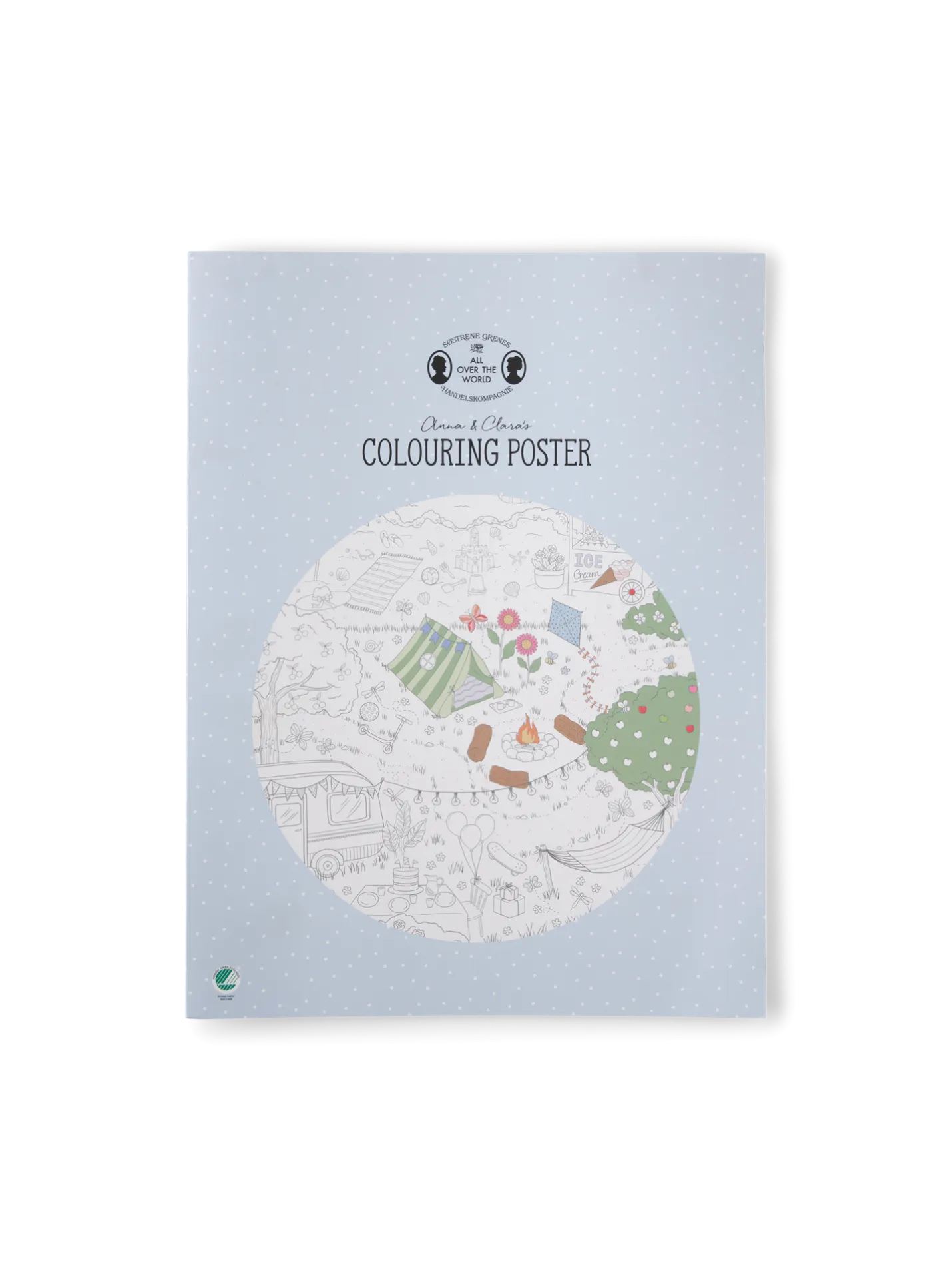 Clearance Søstrene Grene Schweiz Faltbares Ausmalposter Multi