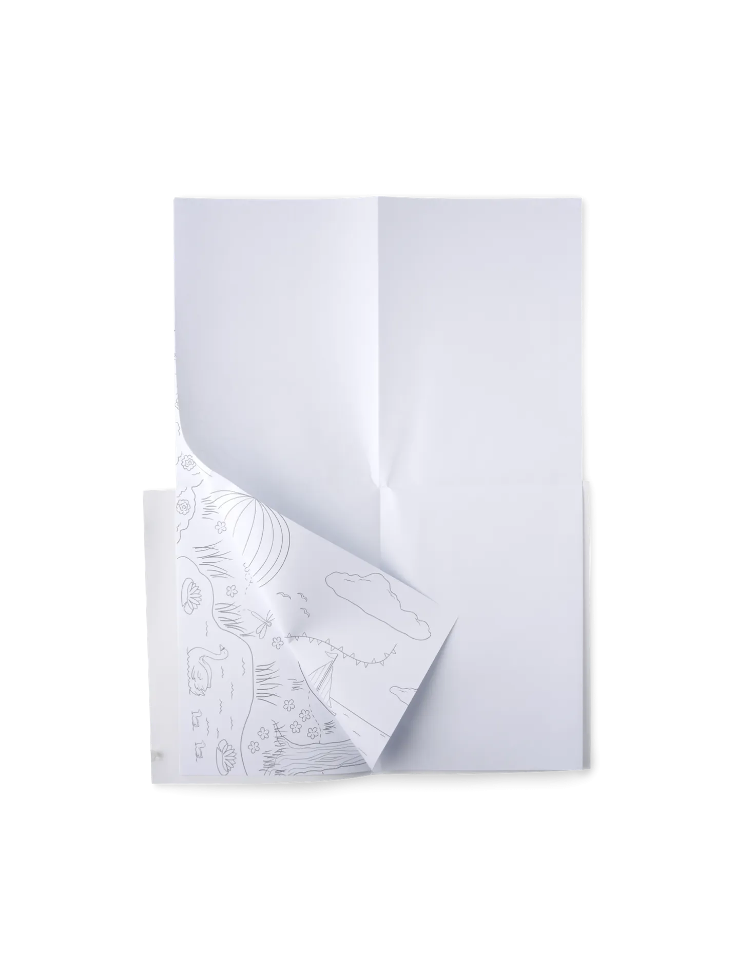 Clearance Søstrene Grene Schweiz Faltbares Ausmalposter Multi