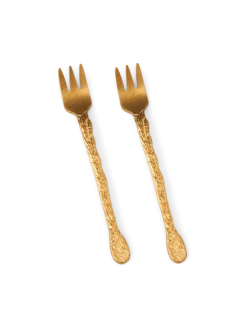 Online Søstrene Grene Schweiz Gabeln 2er-Pack Gold