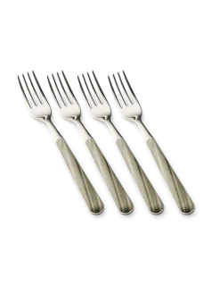 Søstrene Grene Schweiz Gabel-Set Texture Legno Milky Green
