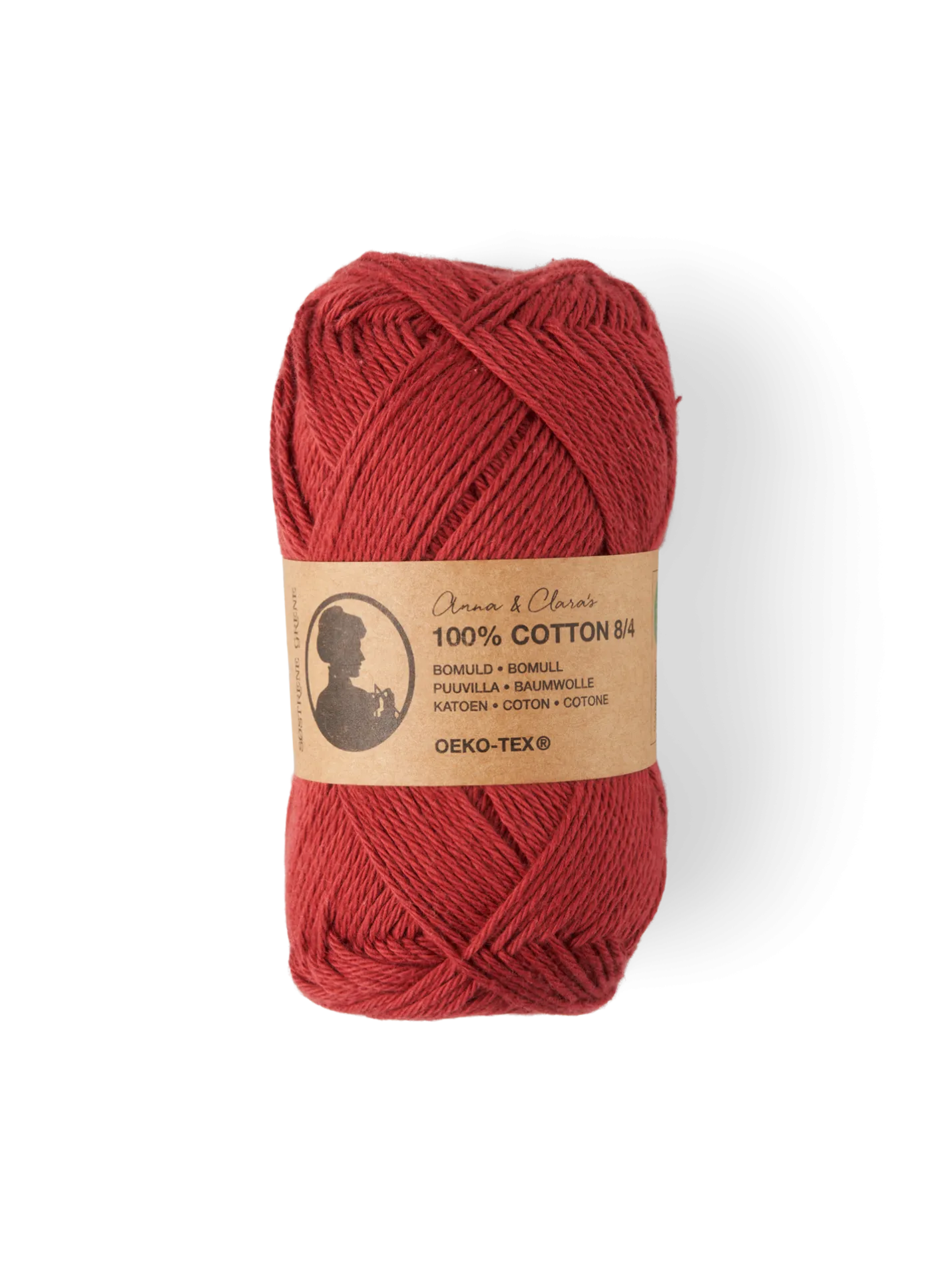 Online Søstrene Grene Schweiz Garn 8/4 Orange Red