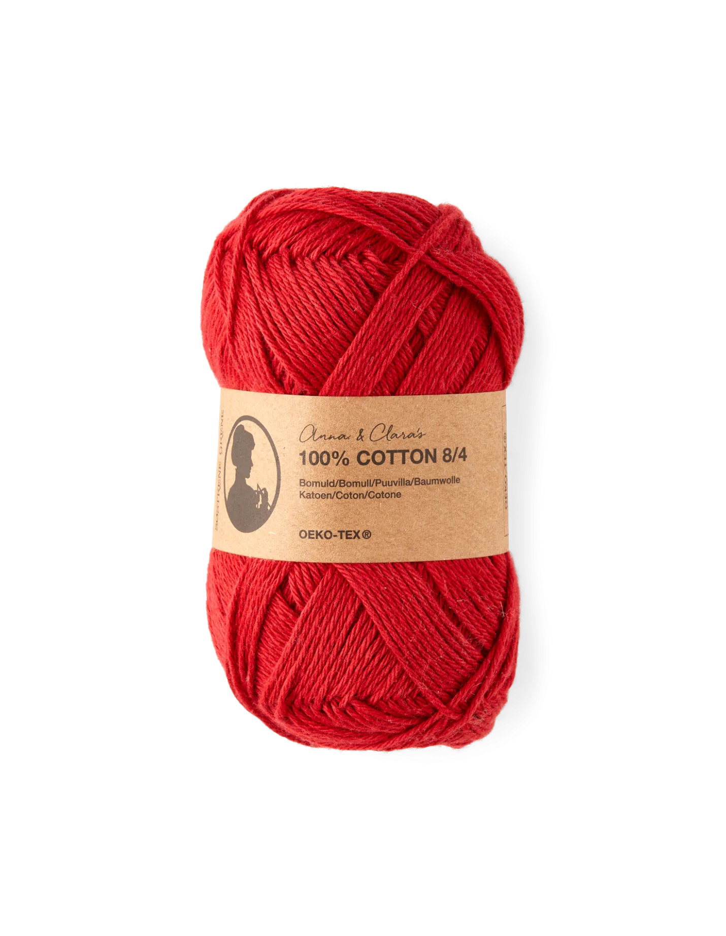 Hot Søstrene Grene Schweiz Garn 8/4 Red