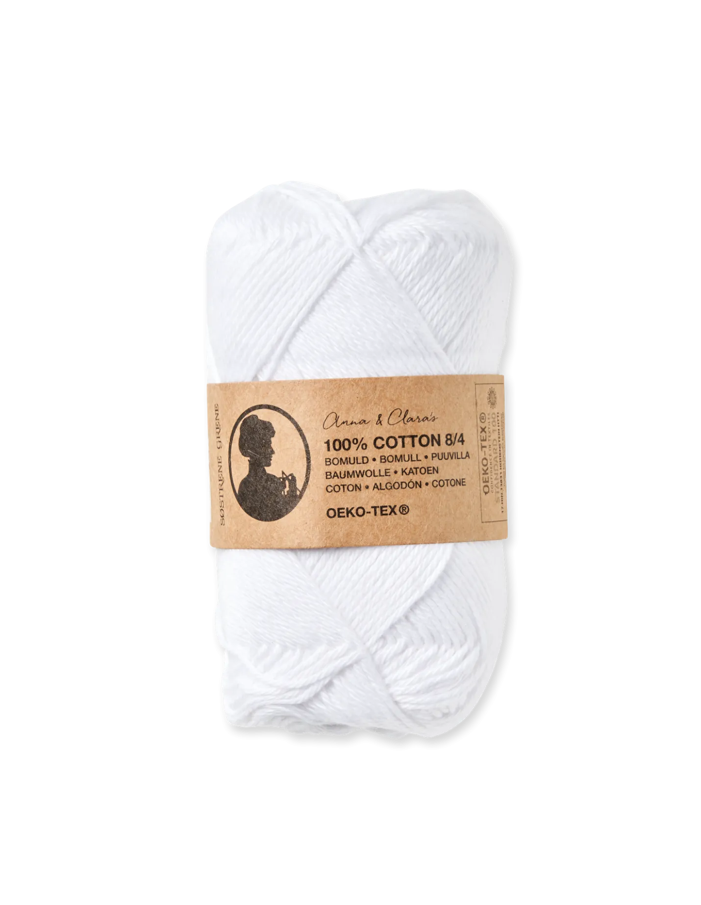 Søstrene Grene Schweiz Garn 8/4 White