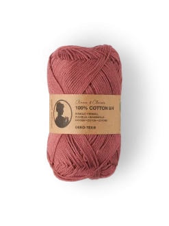 Clearance Søstrene Grene Schweiz Garn 8/4 Dark Rose