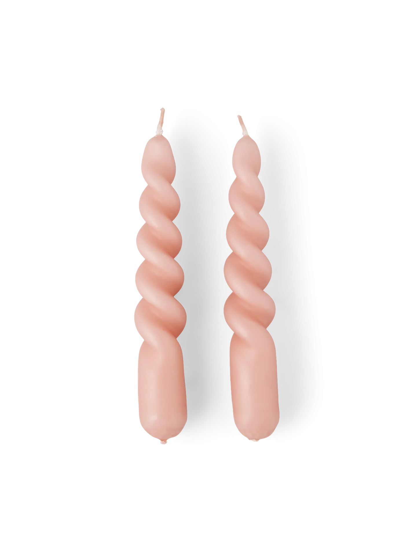 Online Søstrene Grene Schweiz Gedrehte Kerze 14 Cm 2er-Pack Coral