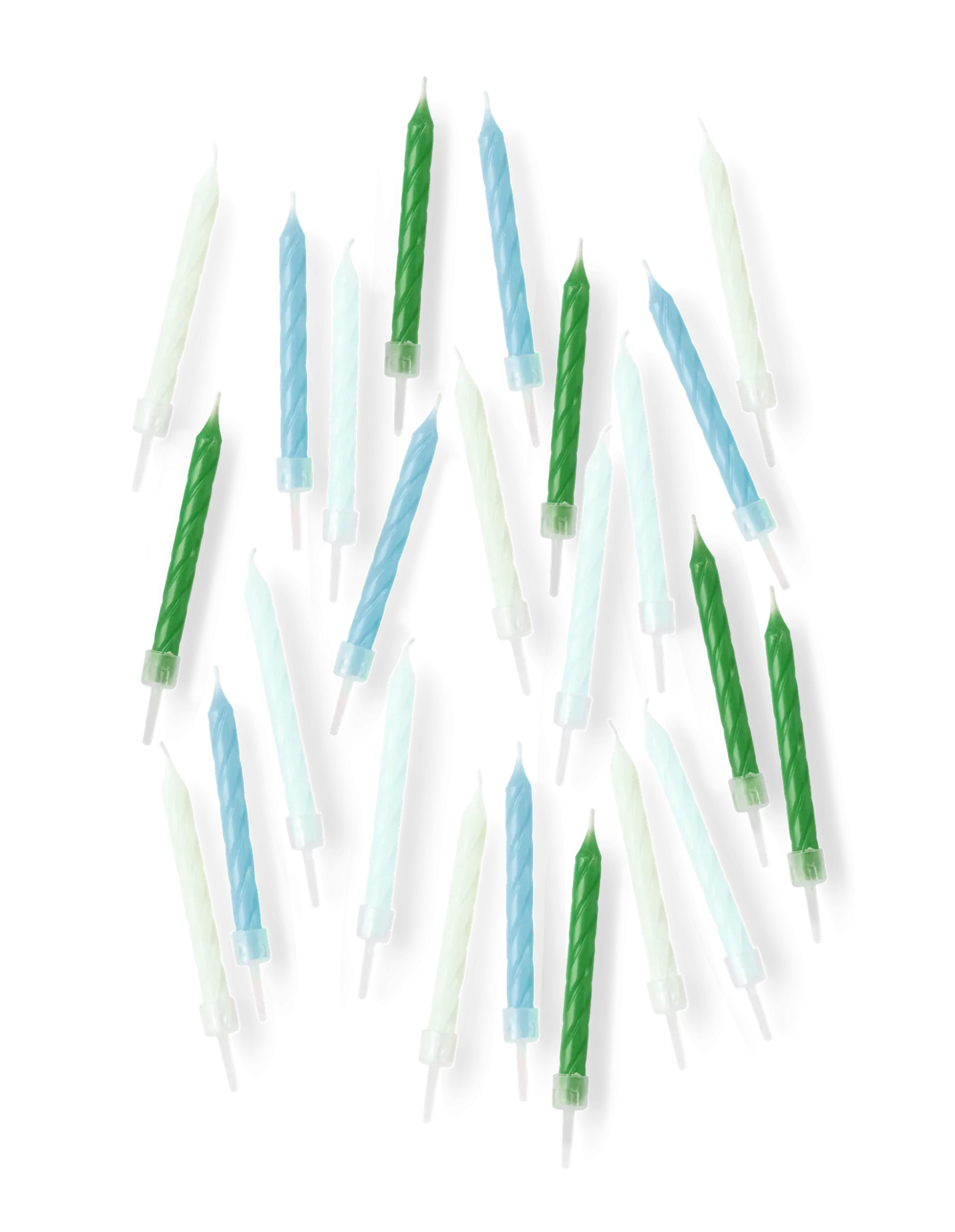 New Søstrene Grene Schweiz Gedrehte Kuchenkerzen Turquiose