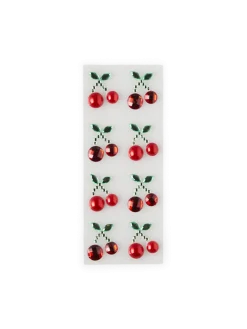 Sale Søstrene Grene Schweiz Glitzersteinaufkleber Cherry Red