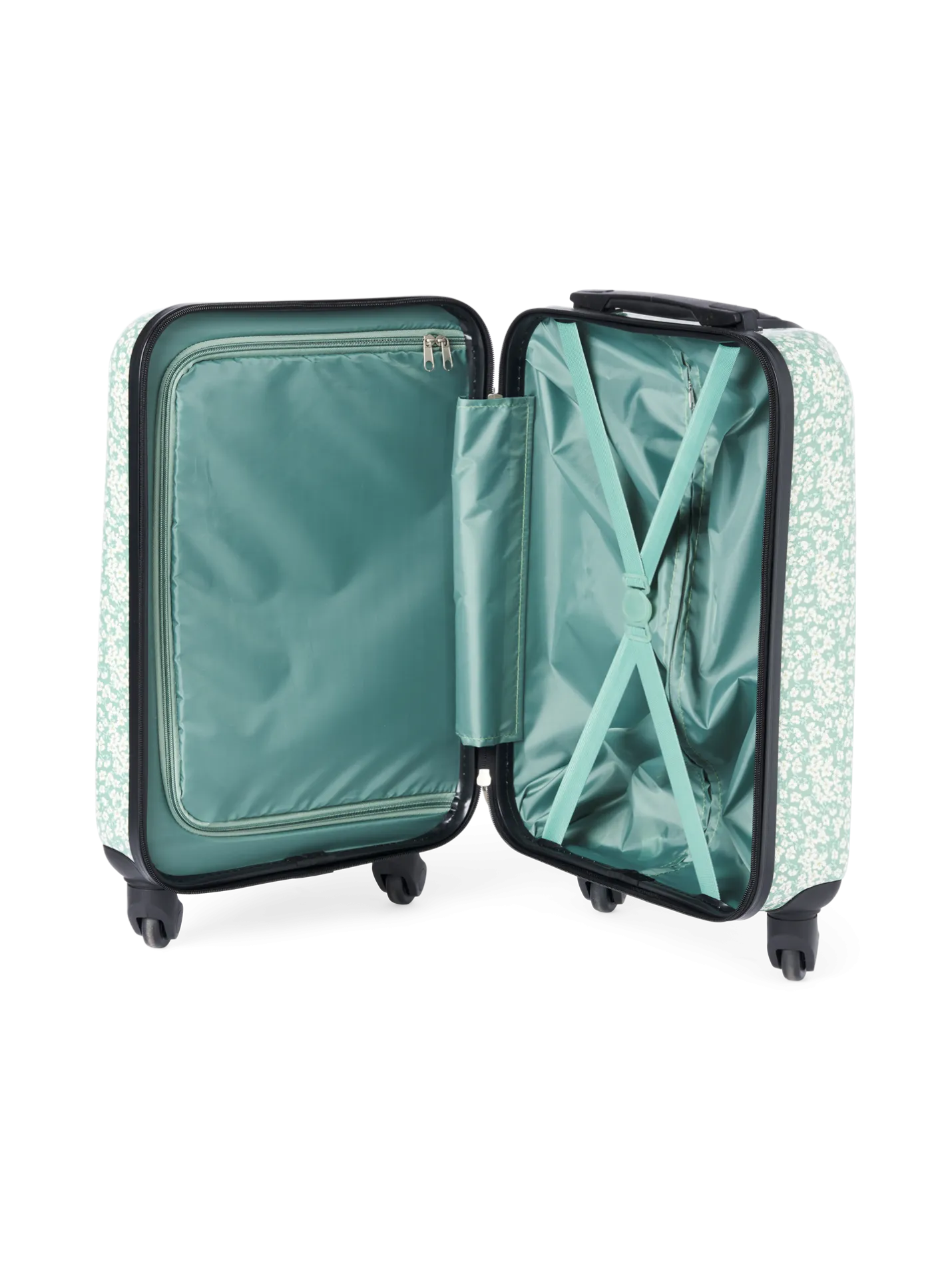 New Søstrene Grene Schweiz Hartschalenkabinenkoffer Moss Green