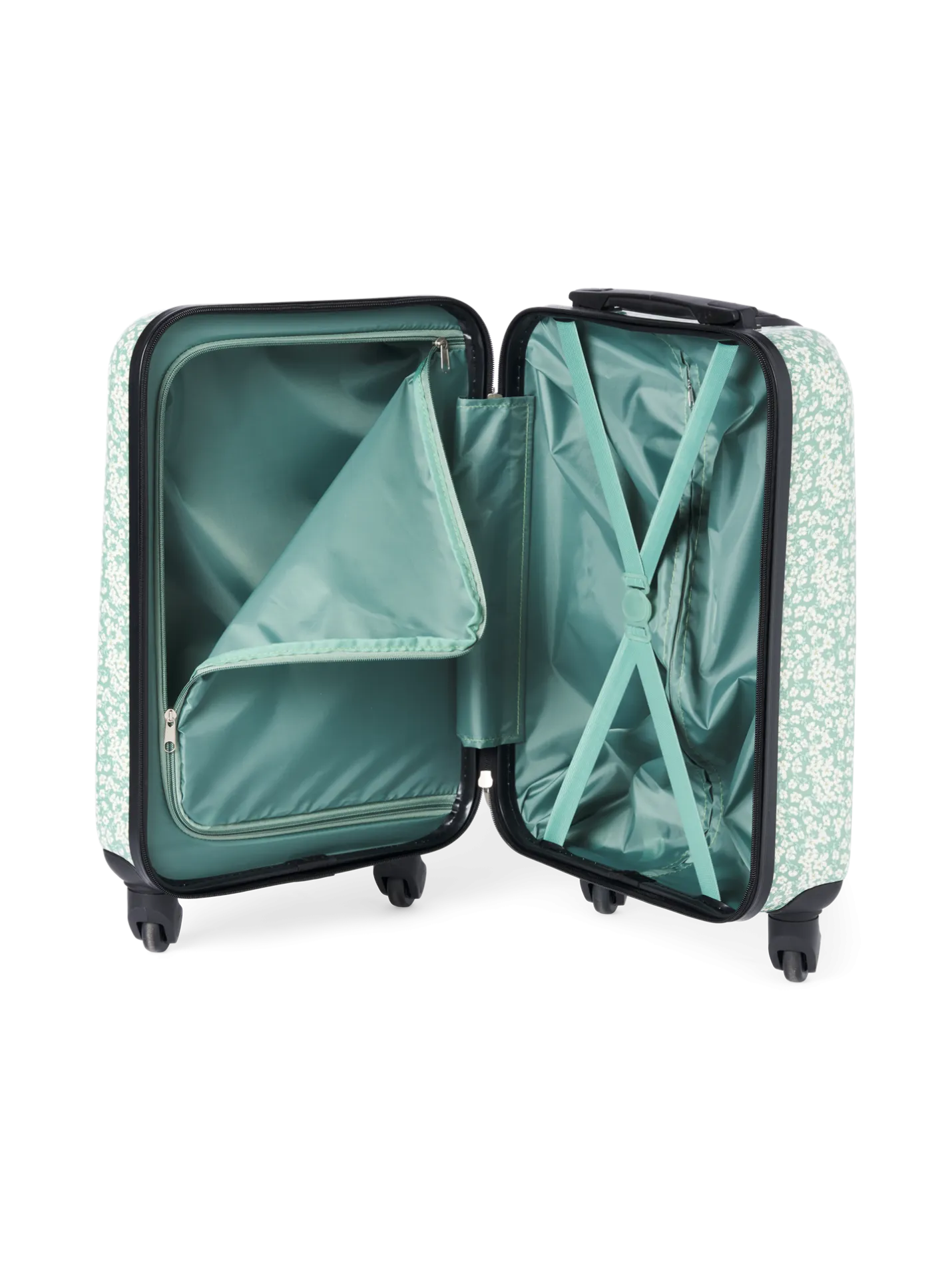 New Søstrene Grene Schweiz Hartschalenkabinenkoffer Moss Green