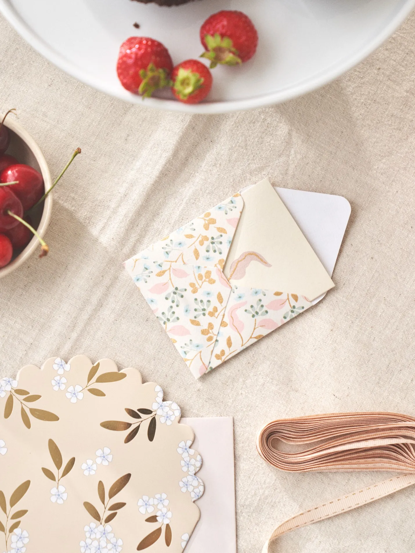 Outlet Søstrene Grene Schweiz Karte Mit Umschlag Off White