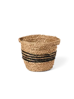 Clearance Søstrene Grene Schweiz Korb Mit Griffen Nature Black