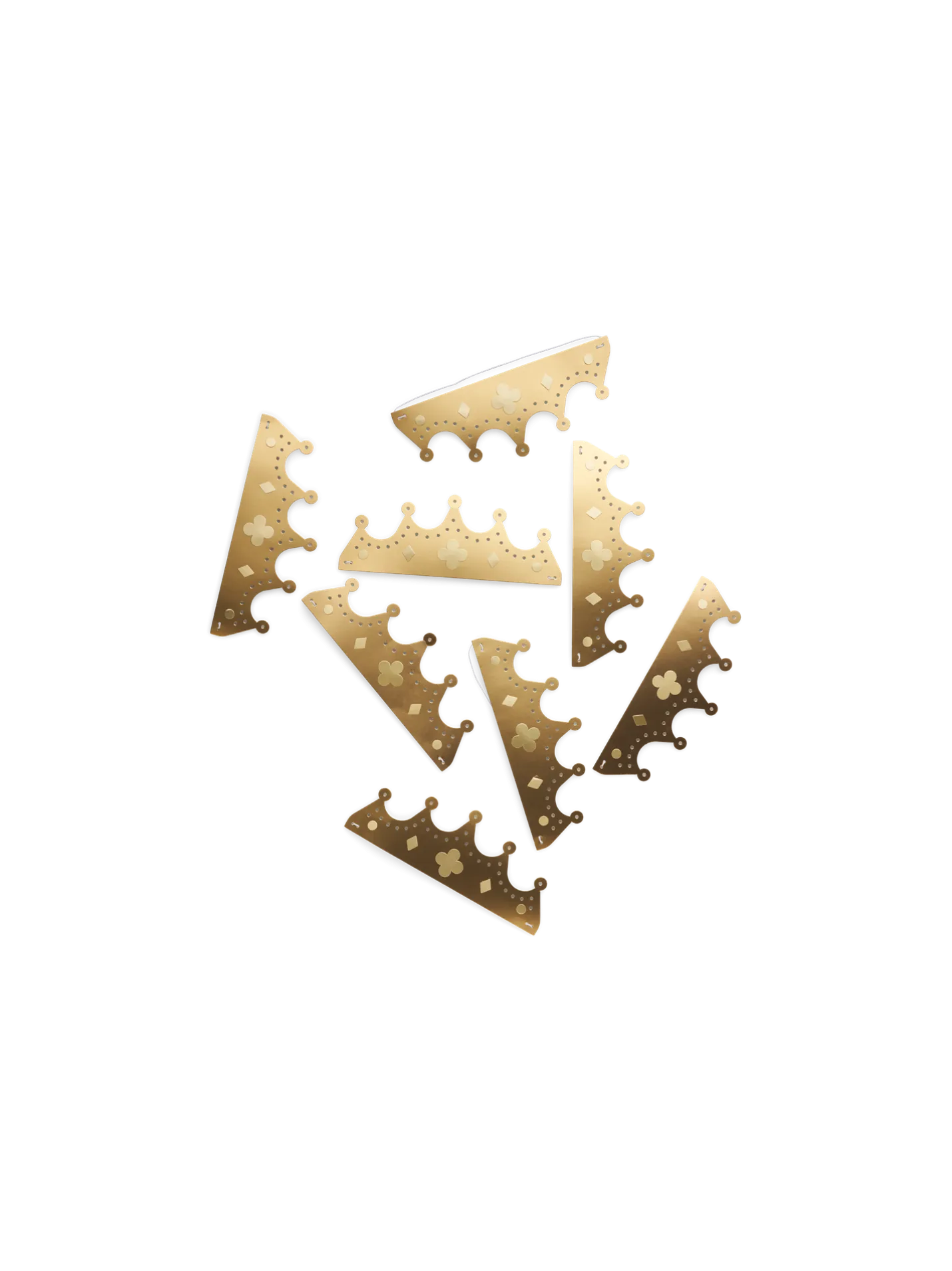 Outlet Søstrene Grene Schweiz Kronenhaarreifen 8er-Pack Gold