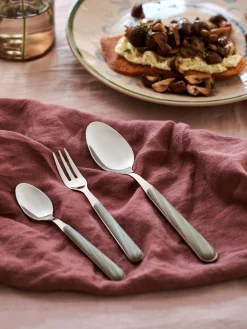 Søstrene Grene Schweiz Kuchengabel-Set Texture Legno Milky Green