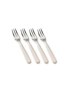 Outlet Søstrene Grene Schweiz Kuchengabel-Set Texture Legno Off White
