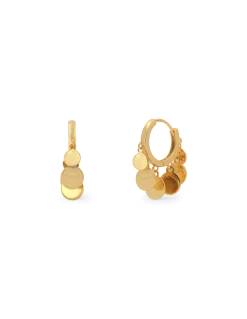 Søstrene Grene Schweiz Leaf Hoops Gold