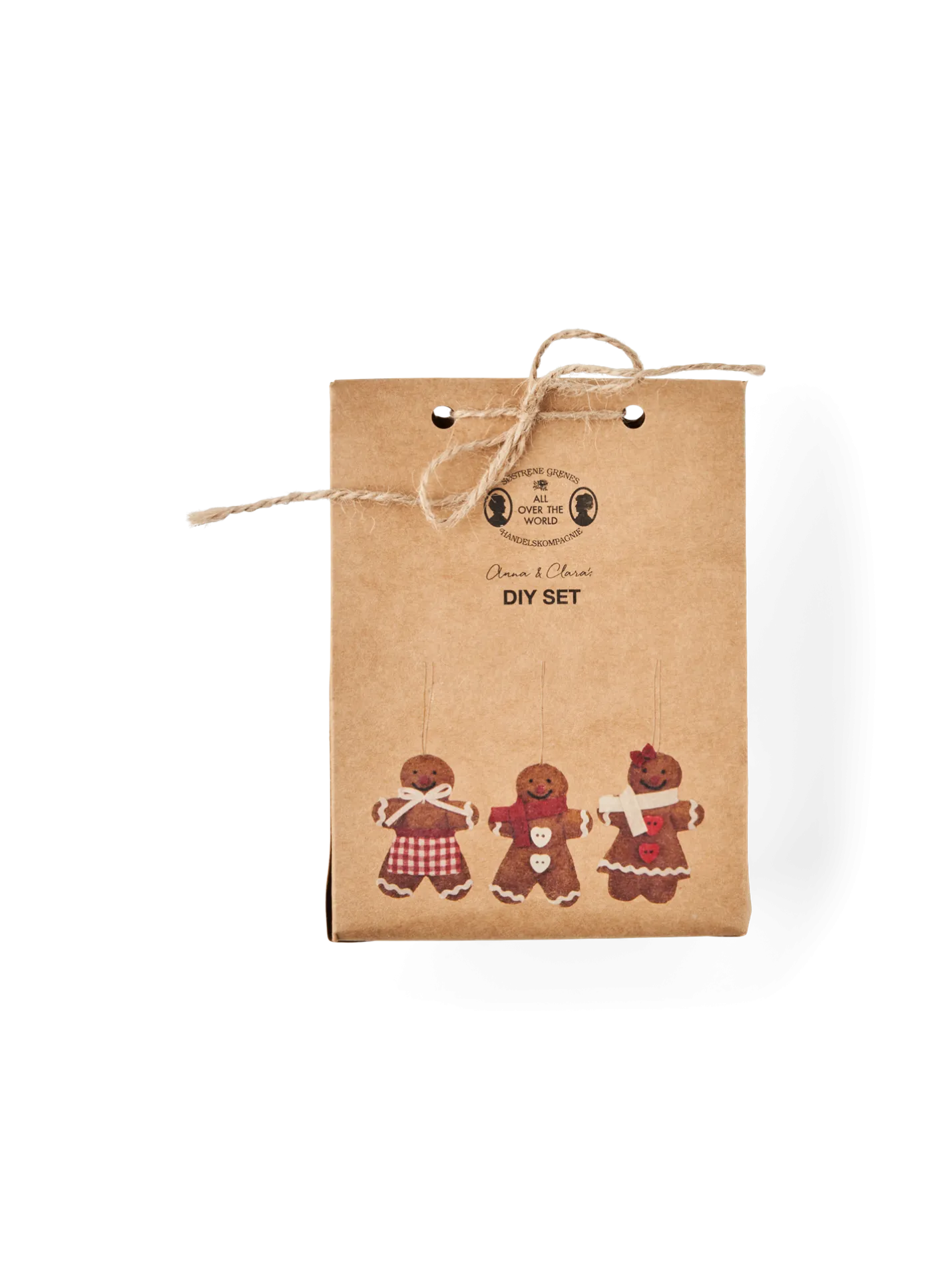 Online Søstrene Grene Schweiz Lebkuchenpuppen DIY-Set Brown