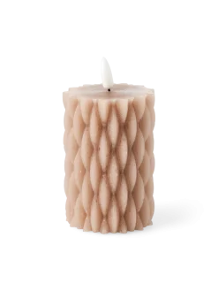 Best Søstrene Grene Schweiz LED Stumpenkerze Warm Grey