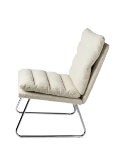 Hot Søstrene Grene Schweiz Loungesessel Mit Bouclé-Stoff Off White