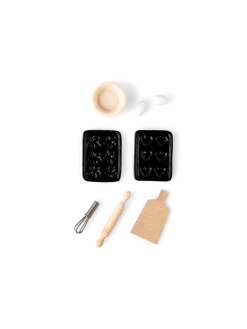 Hot Søstrene Grene Schweiz Miniatur-Bäckerei-Set Black
