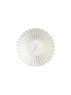 Clearance Søstrene Grene Schweiz Plissierter Lampenschirm White