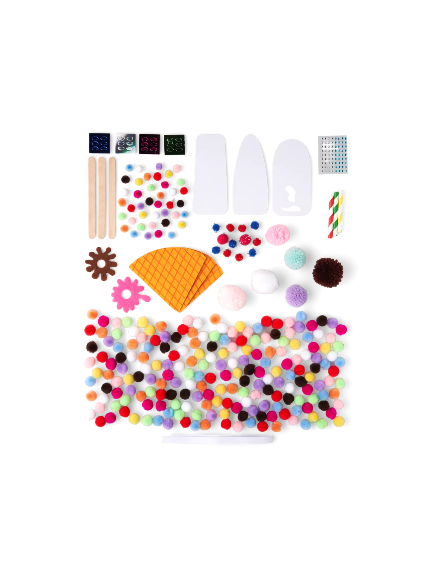 New Søstrene Grene Schweiz Pom-Pom-Eis-DIY-Set Multi