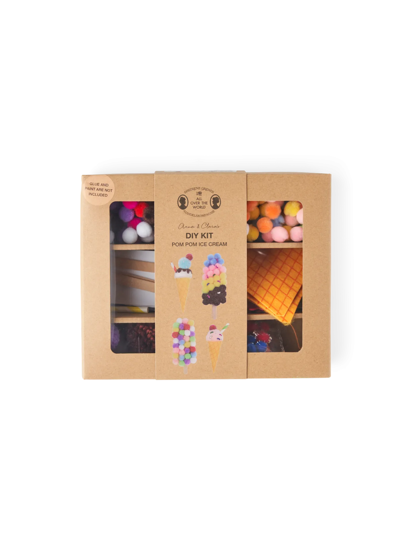 New Søstrene Grene Schweiz Pom-Pom-Eis-DIY-Set Multi