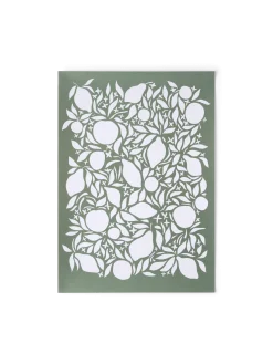 Clearance Søstrene Grene Schweiz Poster A3 Moss Green