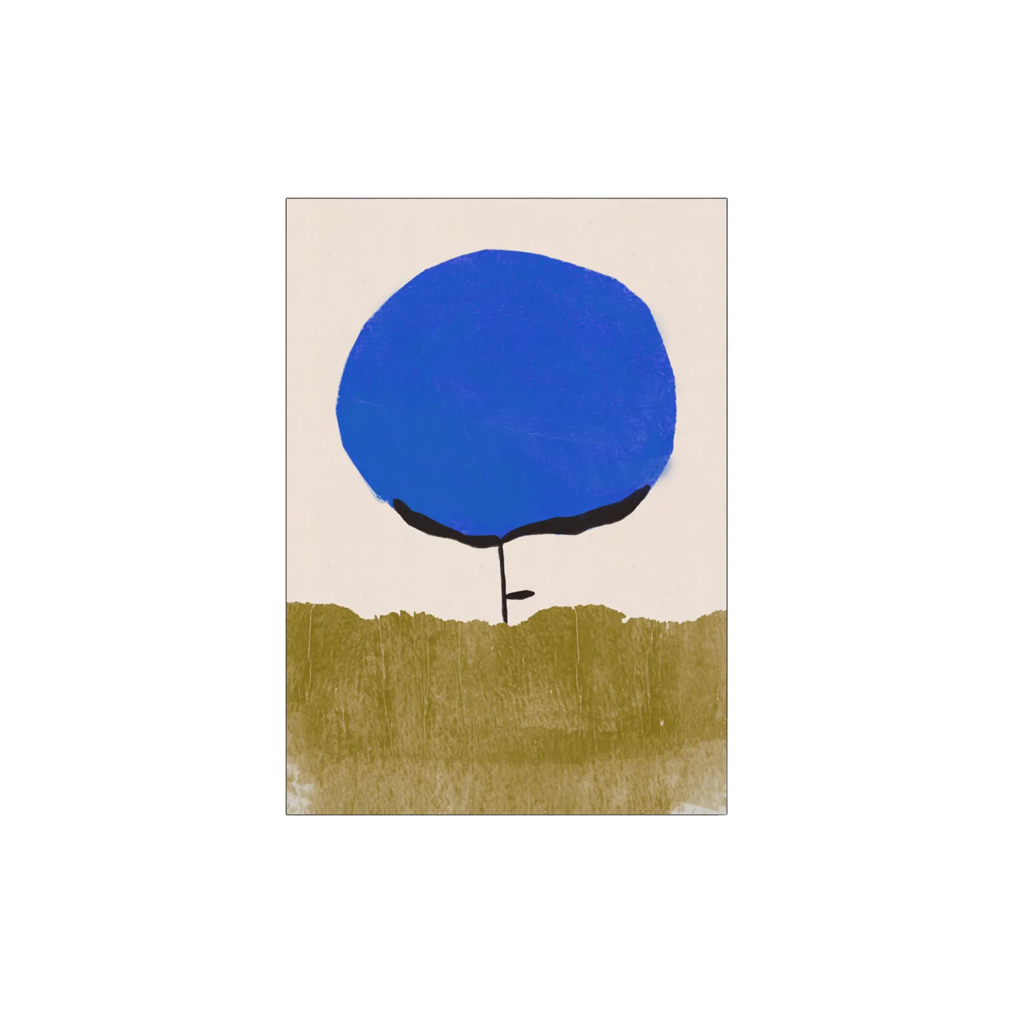 Sale Søstrene Grene Schweiz Poster Blue Flower A3 Sand