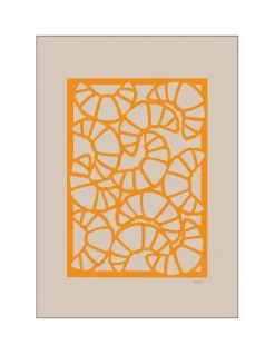 Best Søstrene Grene Schweiz Poster Croissants 50 X 70 Burned Orange