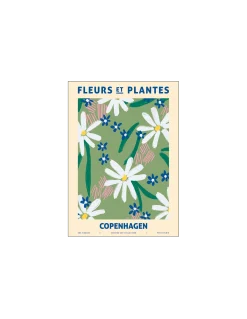Discount Søstrene Grene Schweiz Poster Fleurs Et Plantes - Copenhagen A4 Sage Green