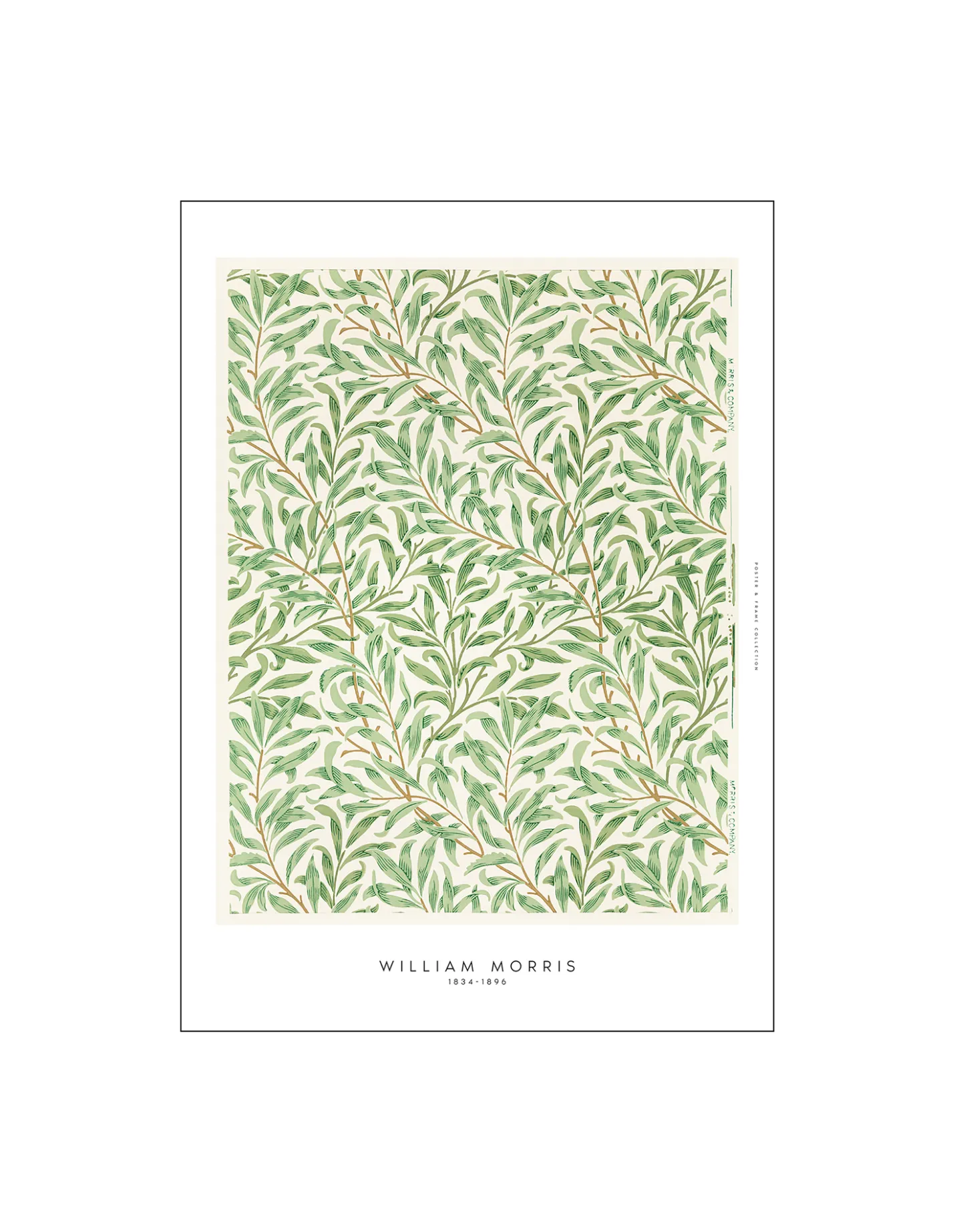 Online Søstrene Grene Schweiz Poster Green Leaves 40 X 50 Pine Green