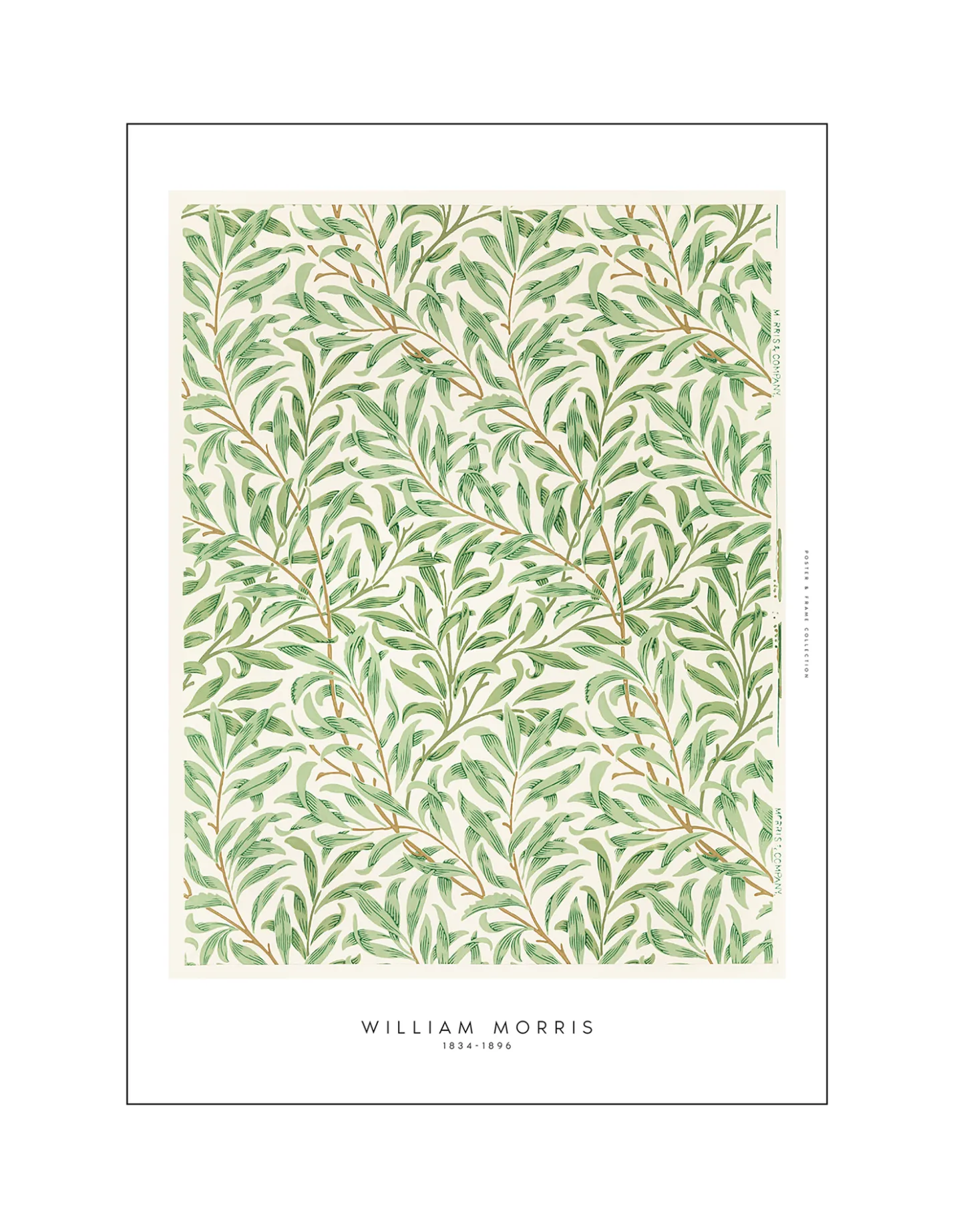 Sale Søstrene Grene Schweiz Poster Green Leaves 50 X 70 Pine Green