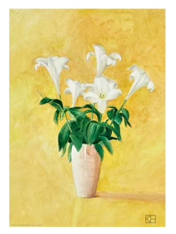 Clearance Søstrene Grene Schweiz Poster Lilien In Vase 50 X 70 Multi
