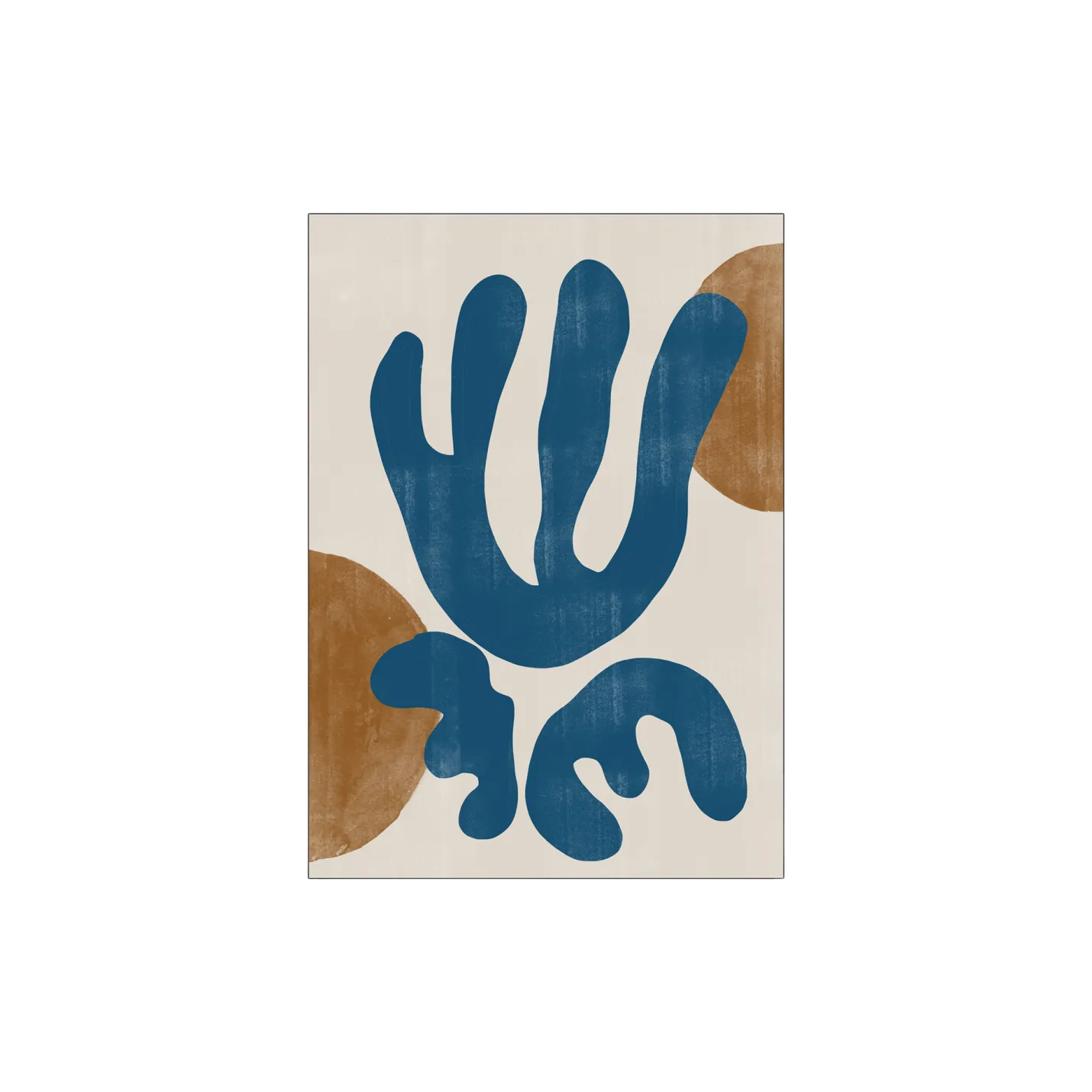 Søstrene Grene Schweiz Poster Modern Plant No. 3 50 X 70 Off White