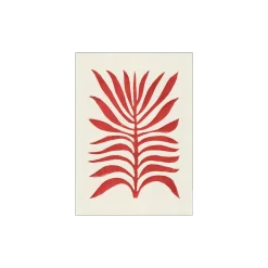 Søstrene Grene Schweiz Poster Red Branch / Lino Print A3 Tomato Red