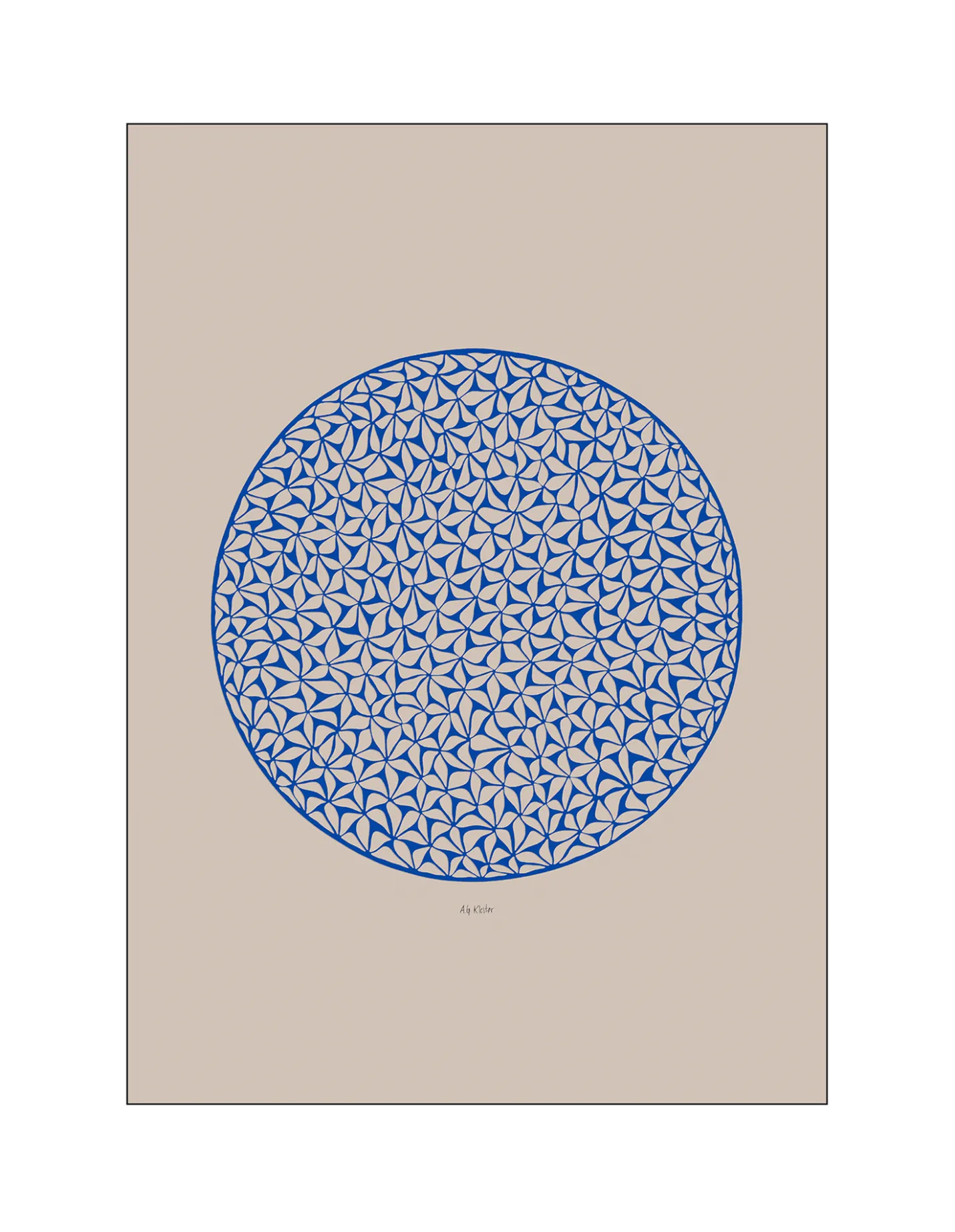 Søstrene Grene Schweiz Poster Sphere 01 50 X 70 Camel