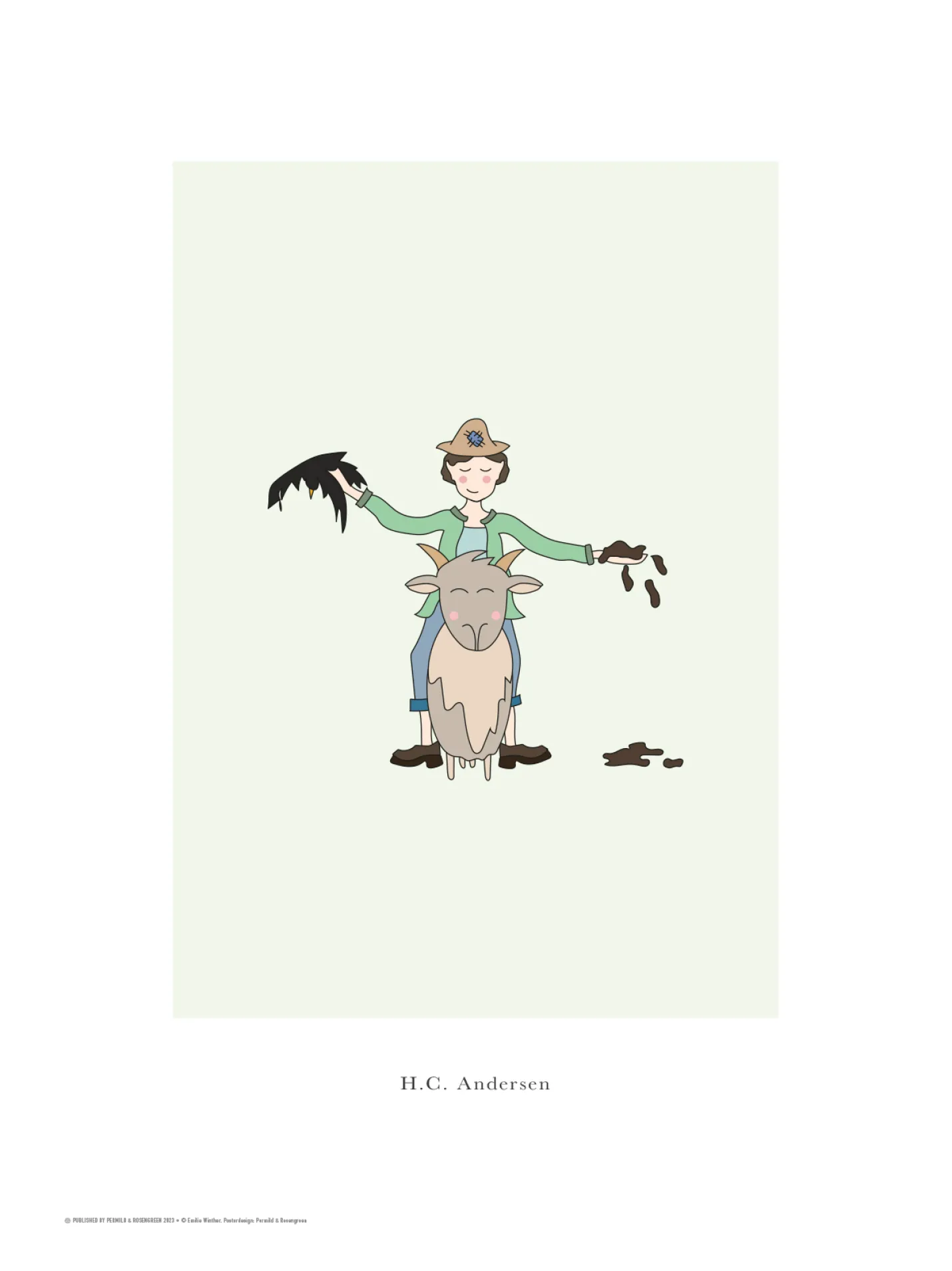 New Søstrene Grene Schweiz Poster Tölpel-Hans A3 Multi