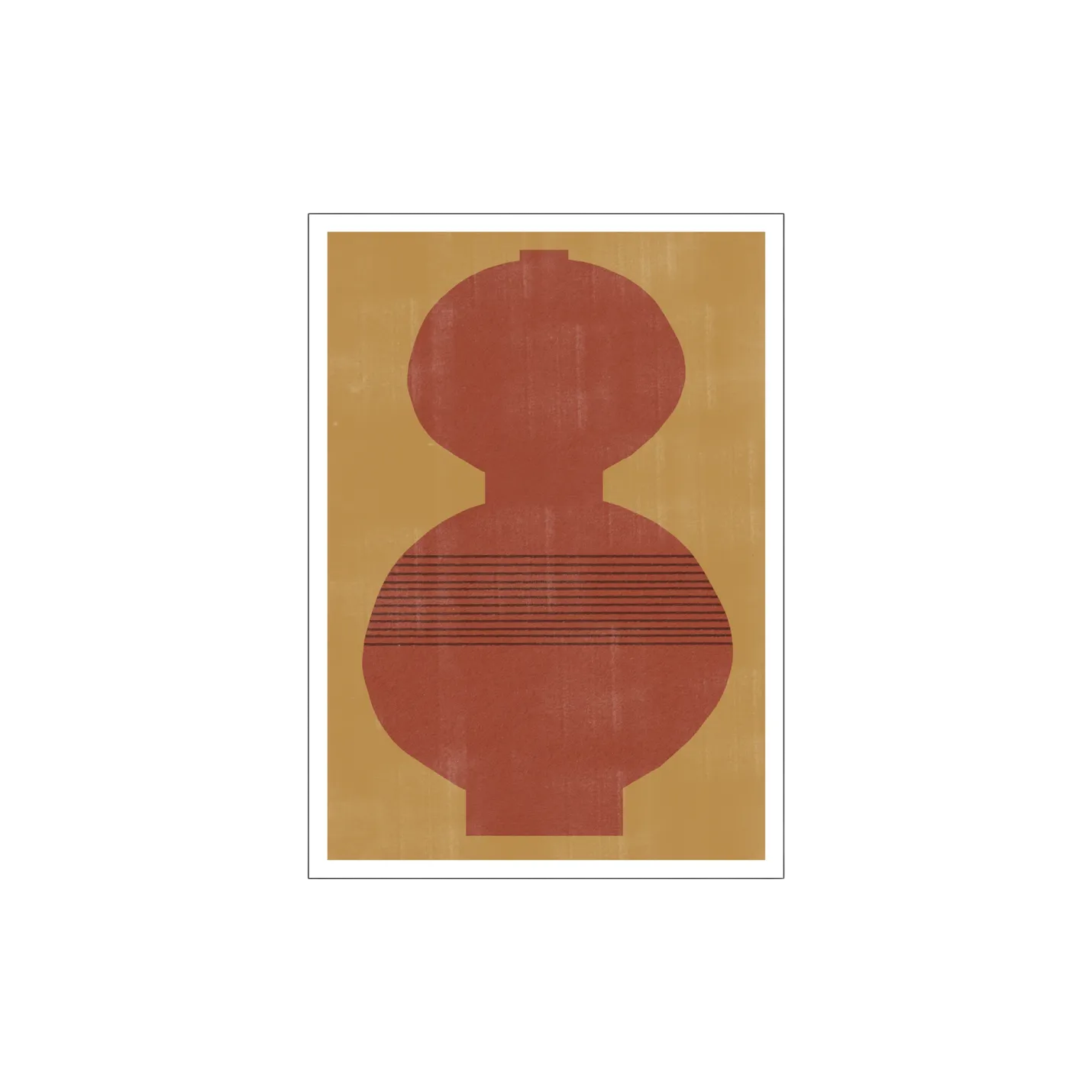 Best Søstrene Grene Schweiz Poster Vase No. 5 A3 Mocha